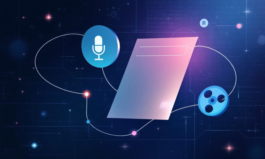 En digital illustration af en enhed. - Kunstig intelligens AI